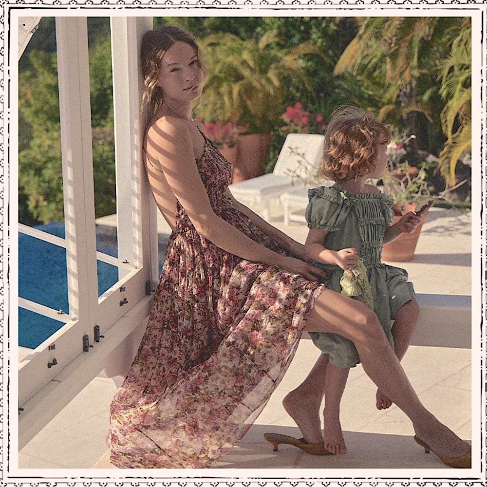 💋SOLD💋🪷🍧DÔEN ‘Felicity’ Silk JARDIN DU PALAIS Smocked Backless Dress XS✨ - Picture 4 of 17